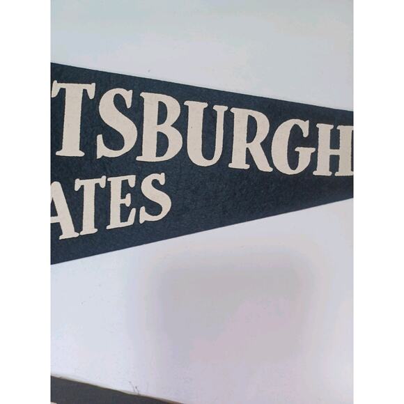 Vintage 1940s MLB Pittsburgh Pirates Baseball Pennant Collection Of 3 Rare Old - Picture 11 of 16